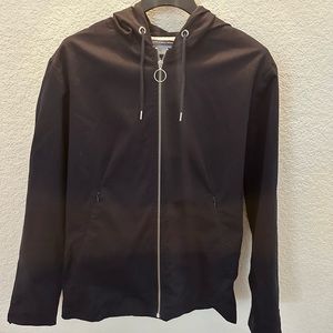 Zara Hooded Navy Jacket